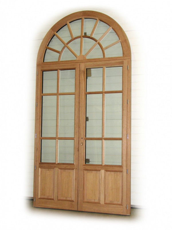 Porte-fenêtre bois 2 vantaux